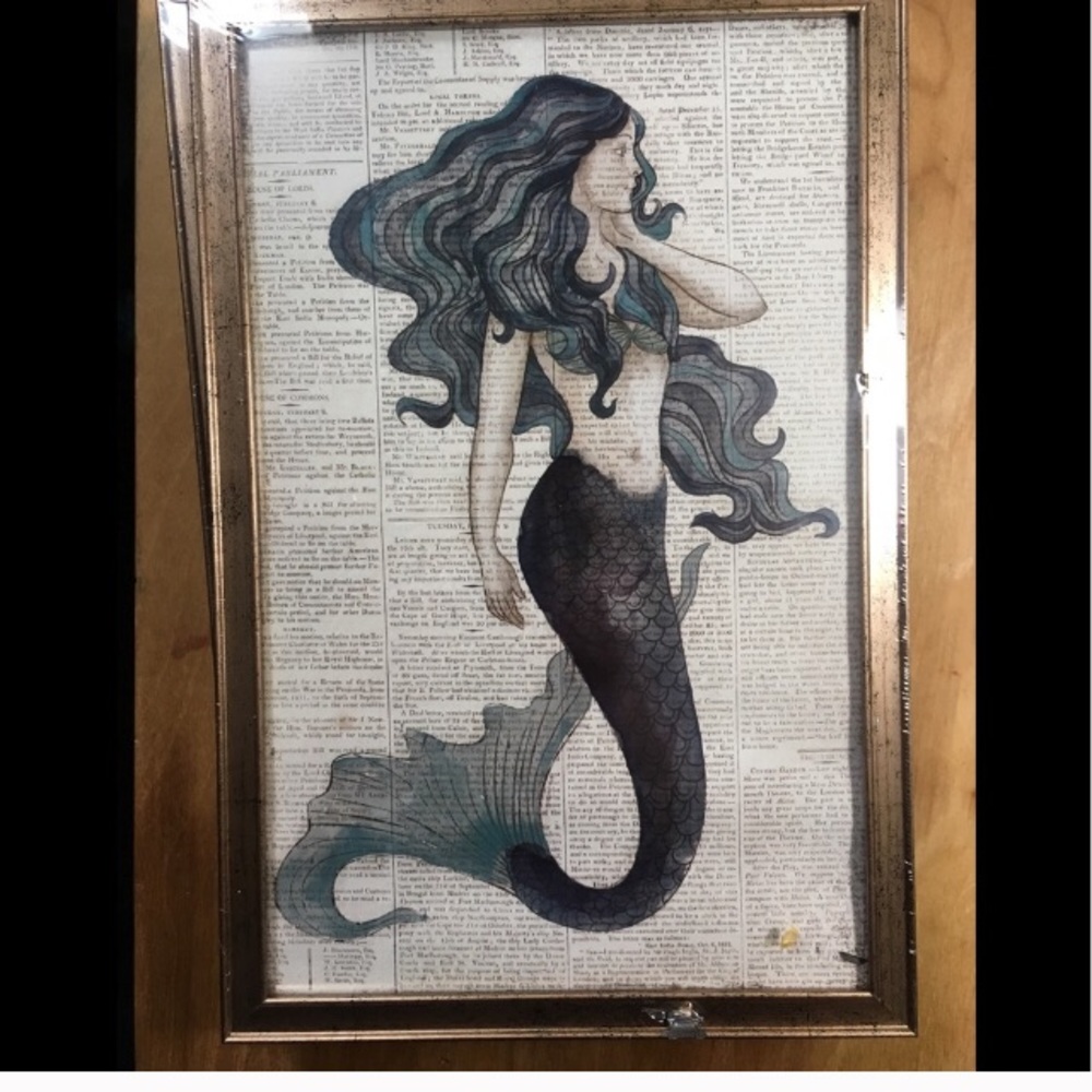 Newspaper Mermaid
